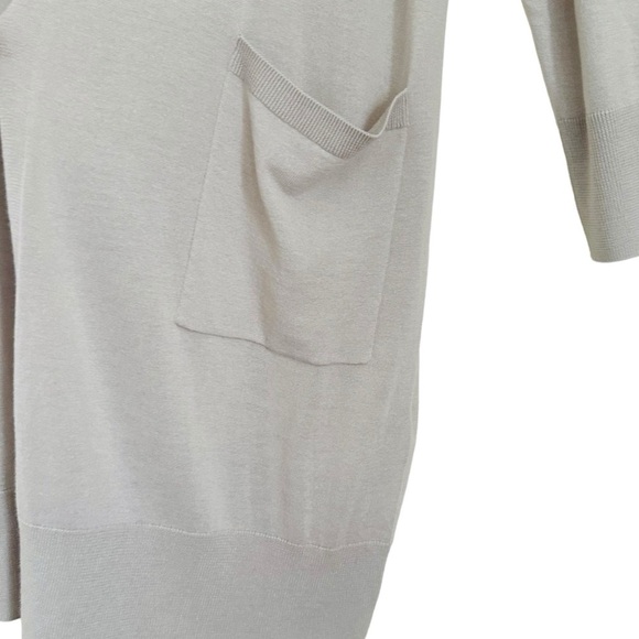 UNIVERSAL STANDARD LONG WOOL BLEND OPEN CARDIGAN SIZE SMALL - Picture 5 of 10